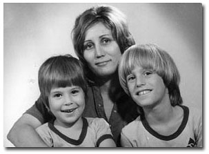 With their mother